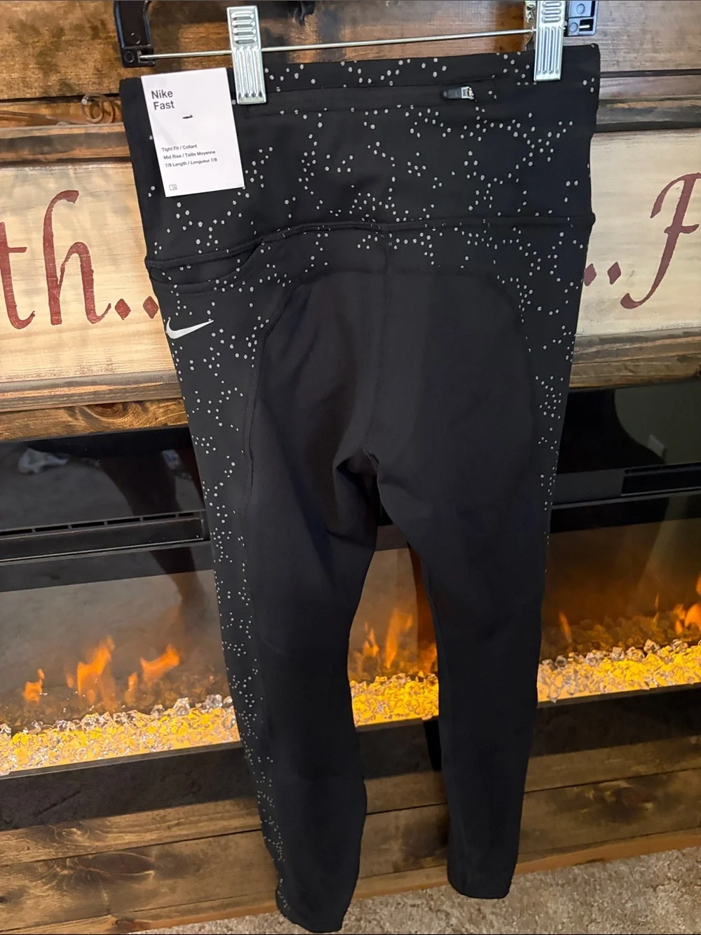 Nike Black High-Rise Leggings with Side & Back Detail